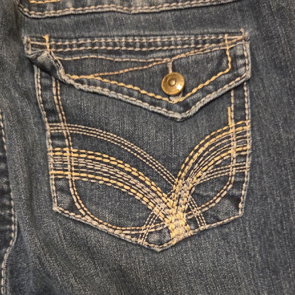 Cato Elegant Indigo Women's Straight Leg Jeans - Picture 2 of 5